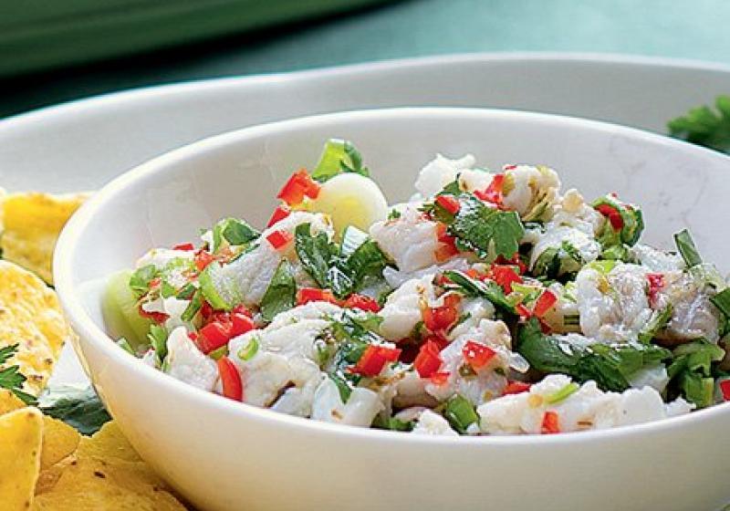 Mexický rybí salát