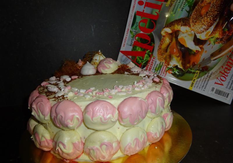Pusinkový dort k 15. narozeninám Apetitu