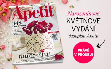 Květnové vydání právě v prodeji: Oslavte s námi 20 let časopisu Apetit