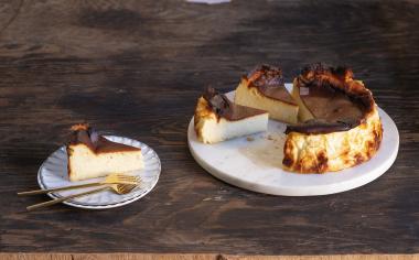 Baskický spálený cheesecake