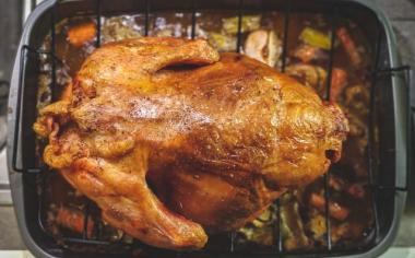 Klasické pečené kuře s nádivkou