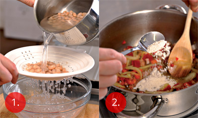 Namáčení fazolí a základní příprava polévky