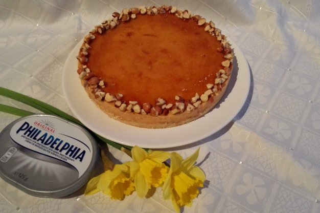 Lotuskový cheesecake s burákovým  máslem