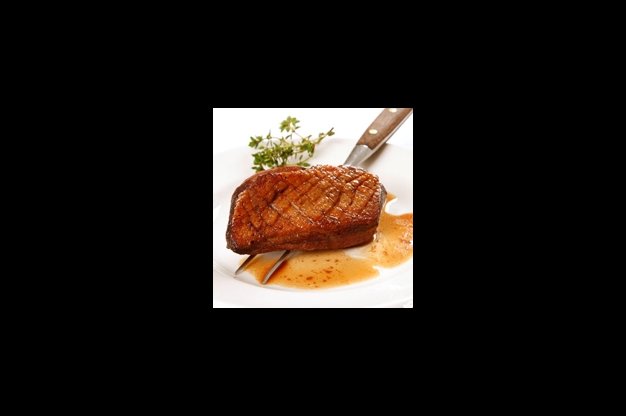 Strip loin steaky aux champignons (Steaky s nízkého roštěnce se žampiony)