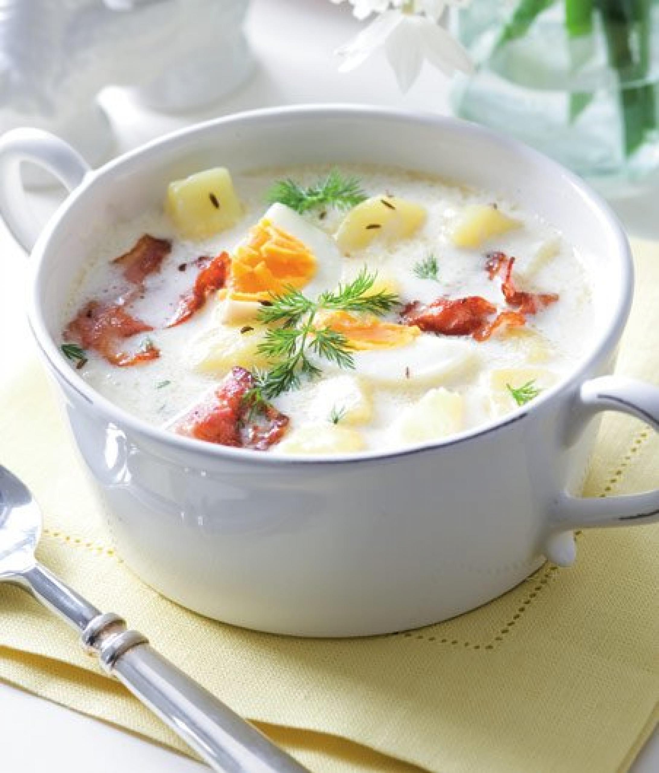 Jak se dělá bílá polévka?