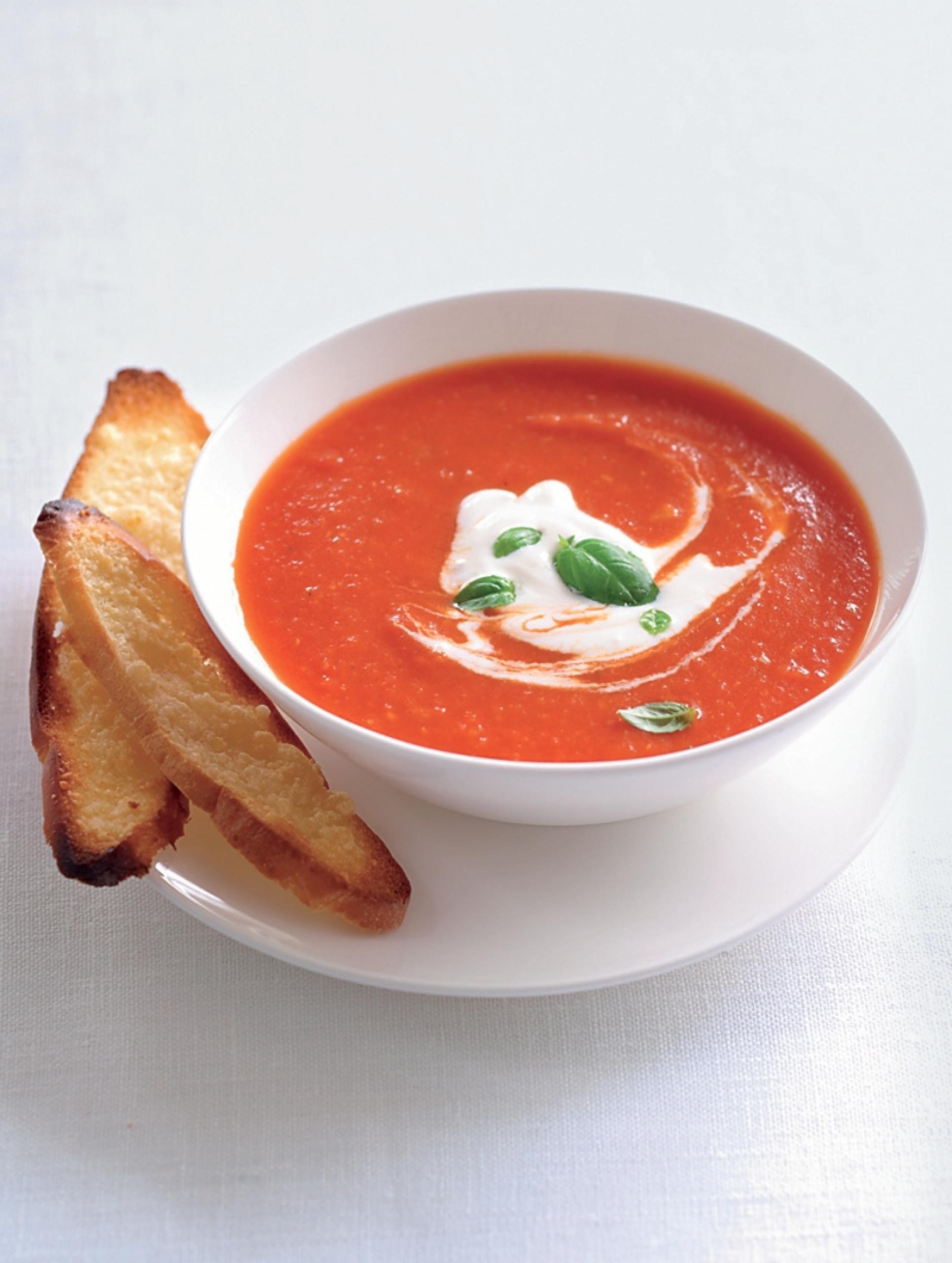Jak se dělá rajčatová polévka?