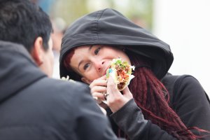 ochutnávání na Street food festivak Holešovice
