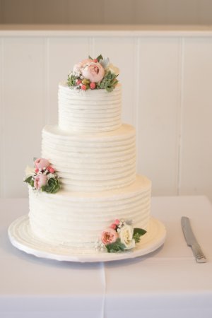 romantický svatební dort