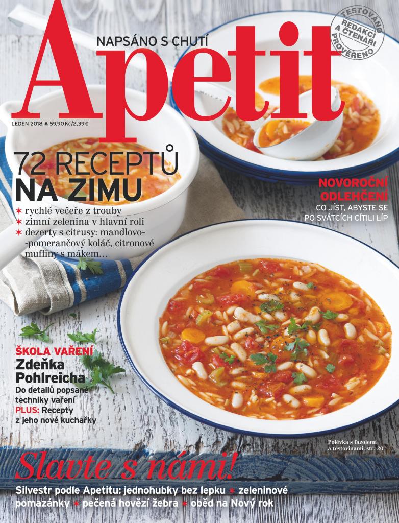 Apetit Časopis Apetit, vydání 01/2018