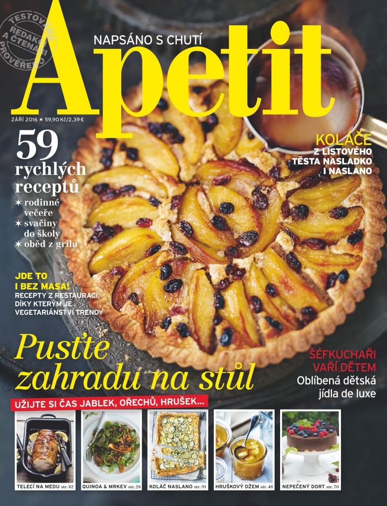 Apetit Časopis Apetit, vydání 09/2016