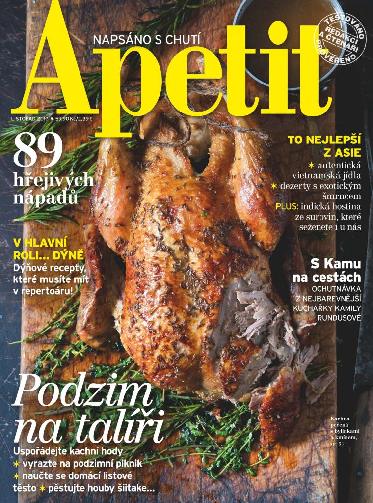 Apetit Časopis Apetit, vydání 11/2017