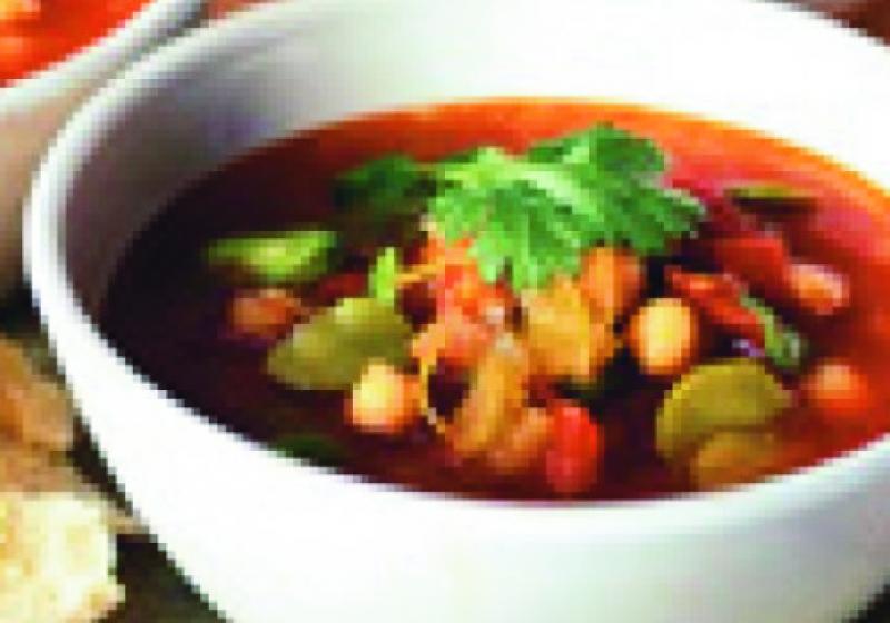 Marocká polévka z cizrny