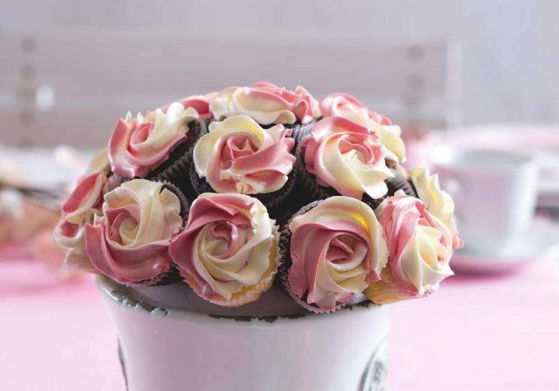 Sladká kytice cupcaků