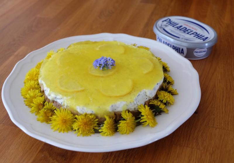 Citrónový cheesecake s makom