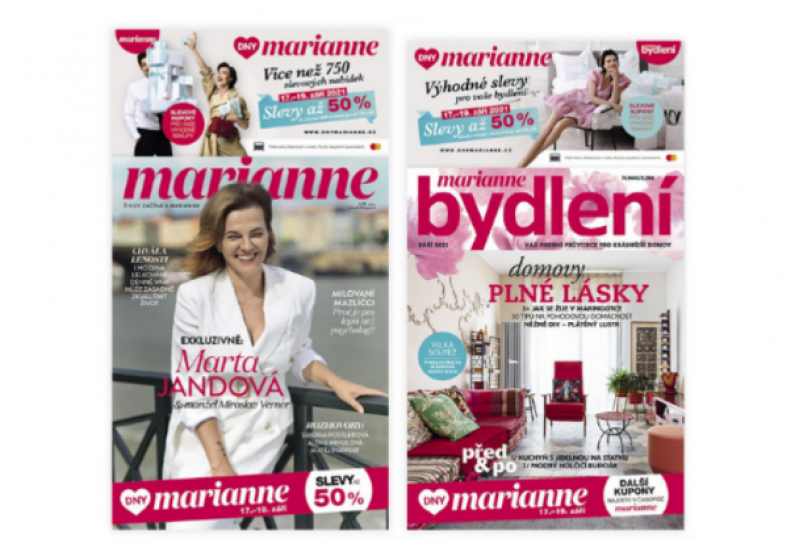časopisy Marianne a Marianne Bydlení