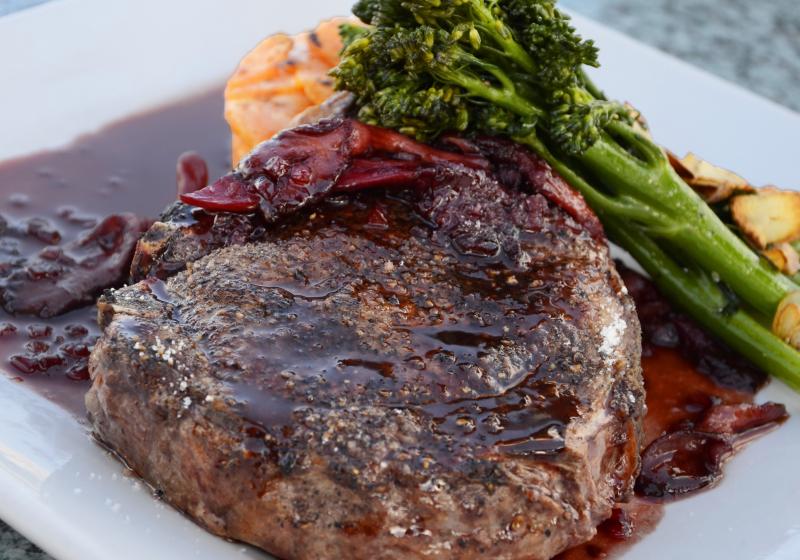 Steak s brokolicí
