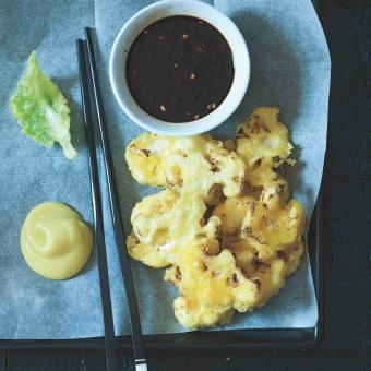 Květáková tempura