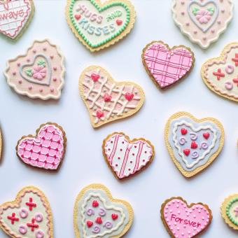 Cookies ve tvaru srdce