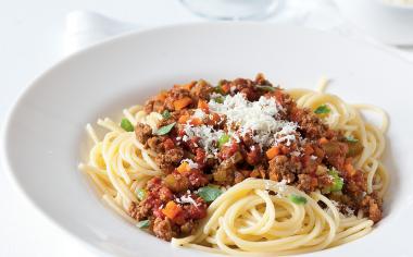 Janina boloňská omáčka se špagetami