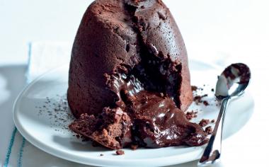 Horký čokoládový dortík - láva cake