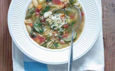 Minestrone s pancettou