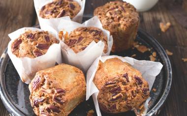 Ořechové muffiny