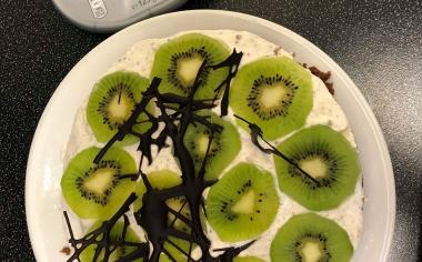 Kiwi cheesecake