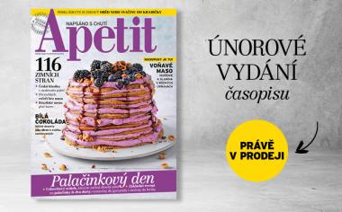 Únorové vydání Apetit právě v prodeji: Oslavte masopust i Valentýna tím nejlahodnějším způsobem