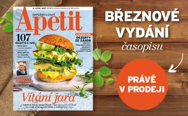 Březnové vydání Apetitu právě v prodeji: Zamilujte si klíčky a výhonky, krvavé pomeranče, české polévky i indické speciality