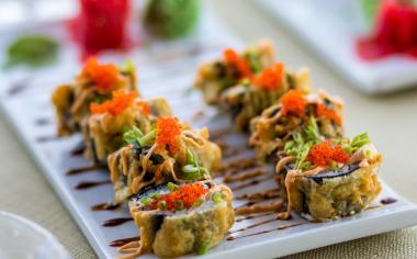 Ochutnejte křupavou japonskou pochoutku a připravte si sushi v tempuře