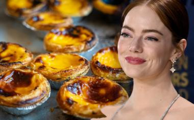 Sníst 60 portugalských koláčků bylo těžší než erotické scény, říká Emma Stone o natáčení filmu Chudáčci