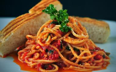 Špagety s dýní a šalvějí
